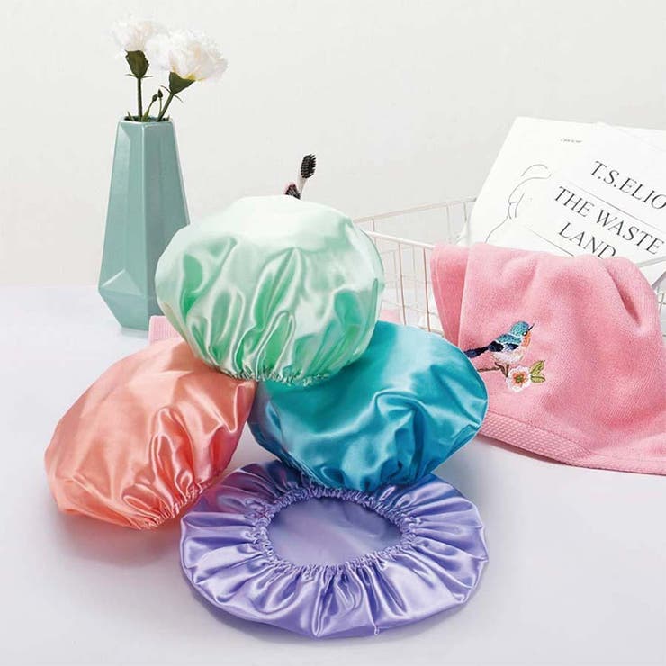 ナイトキャップ サテン調 レディース | PlusNao | 詳細画像4 