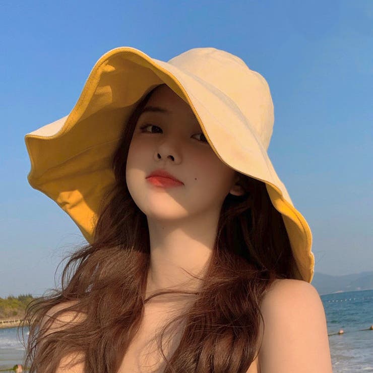 女優帽 リバーシブル 鍔広帽 | PlusNao | 詳細画像2 