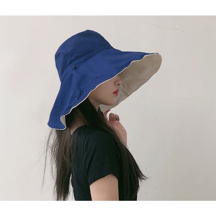 女優帽 リバーシブル 鍔広帽 | PlusNao | 詳細画像4 