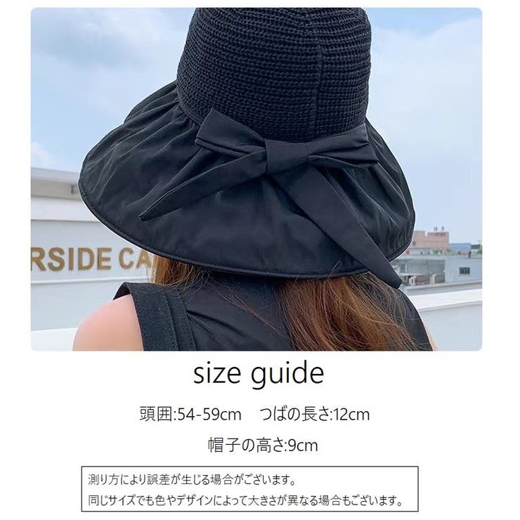 女優帽 帽子 麦わら帽子 | PlusNao | 詳細画像14 