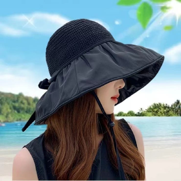 女優帽 帽子 麦わら帽子 | PlusNao | 詳細画像3 