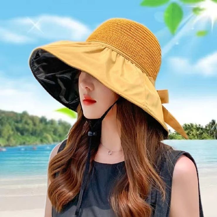女優帽 帽子 麦わら帽子 | PlusNao | 詳細画像6 