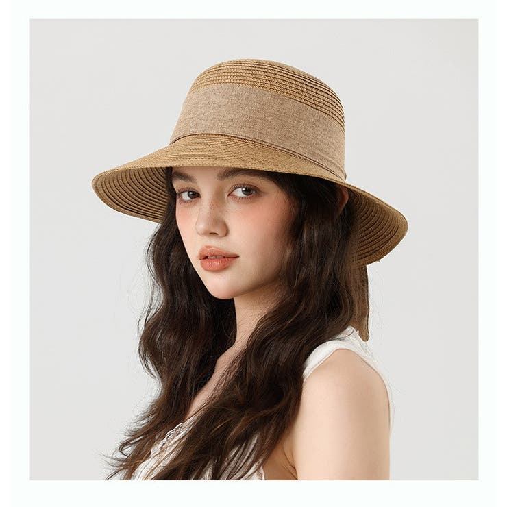 麦わら帽子 ストローハット レディース | PlusNao | 詳細画像3 