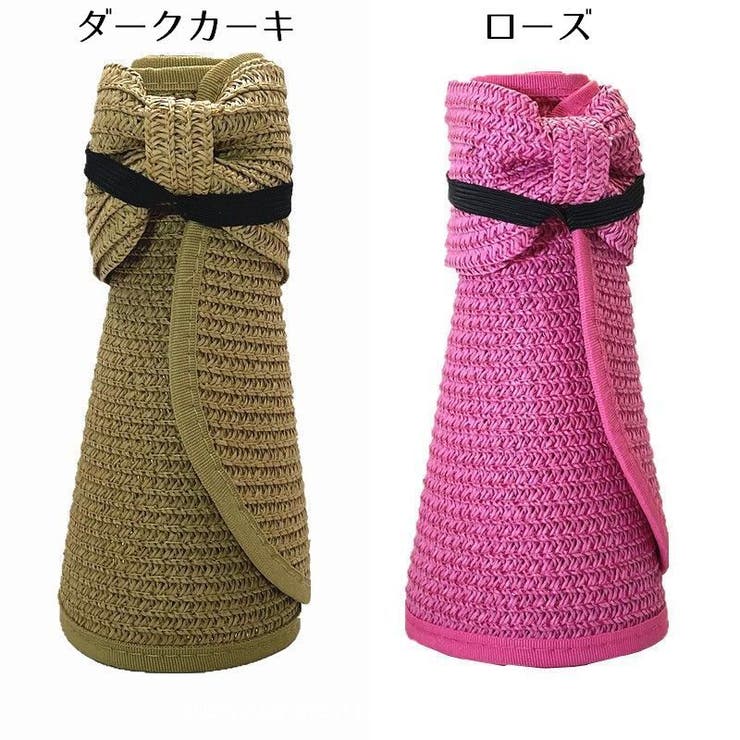 サンバイザー 麦わら帽子 レディース | PlusNao | 詳細画像15 