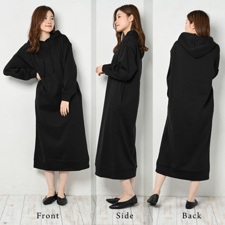 AAPE UNVS ブラックパーカー　ワンピース AAPE UNVS ブラックパーカー ワンピース