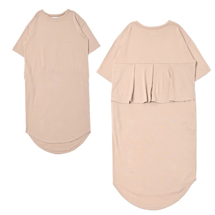 ワンピース バックフリル 7分袖 | PlusNao | 詳細画像12 