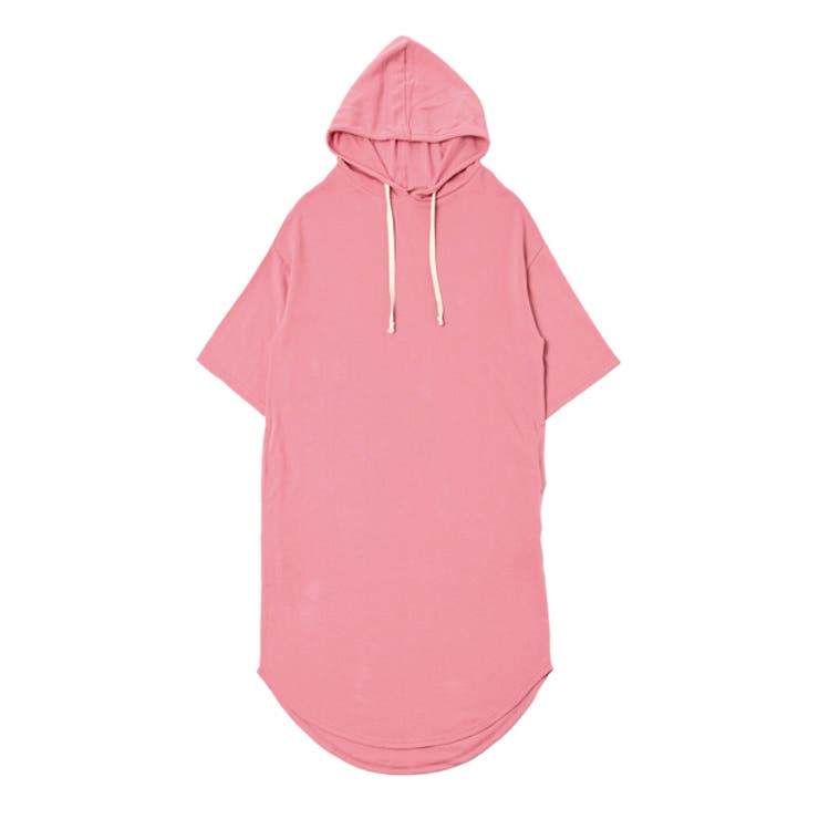 パーカーワンピース 7分袖 膝丈[品番：FQ000134008]｜PlusNao