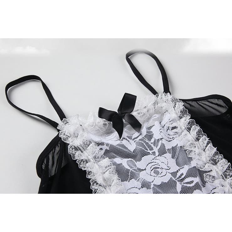 メイド風セクシーコスチューム 7点セット レディース | PlusNao | 詳細画像11 