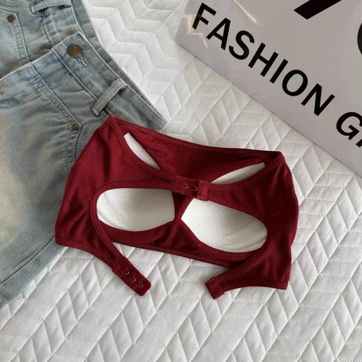 ストラップレスブラ チューブトップブラ ブラジャー | PlusNao | 詳細画像17 