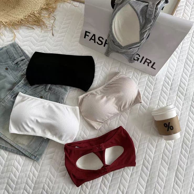 ストラップレスブラ チューブトップブラ ブラジャー | PlusNao | 詳細画像6 