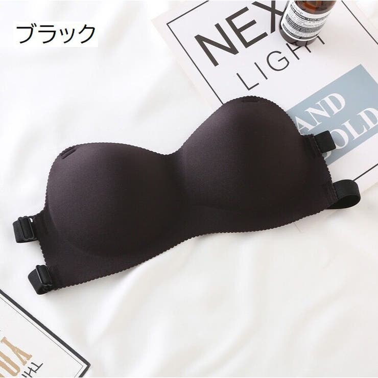 ストラップレスブラ チューブトップブラ ノンワイヤーブラジャー | PlusNao | 詳細画像18 