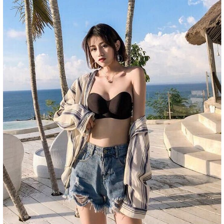 ストラップレスブラ チューブトップブラ ノンワイヤーブラジャー | PlusNao | 詳細画像7 