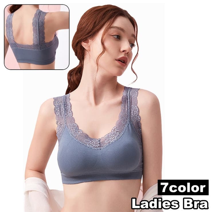 ノンワイヤーブラ ハーフトップブラ ブラジャー | PlusNao | 詳細画像1 