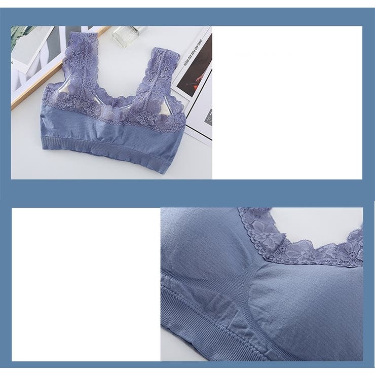 ノンワイヤーブラ ハーフトップブラ ブラジャー | PlusNao | 詳細画像11 