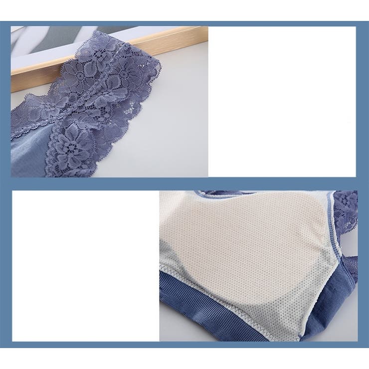 ノンワイヤーブラ ハーフトップブラ ブラジャー | PlusNao | 詳細画像12 