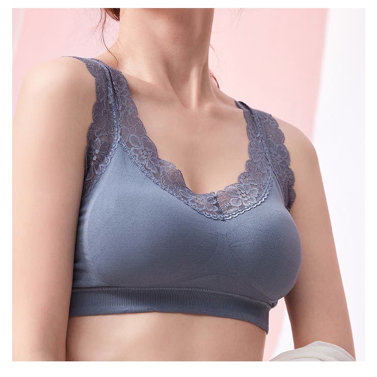 ノンワイヤーブラ ハーフトップブラ ブラジャー | PlusNao | 詳細画像2 