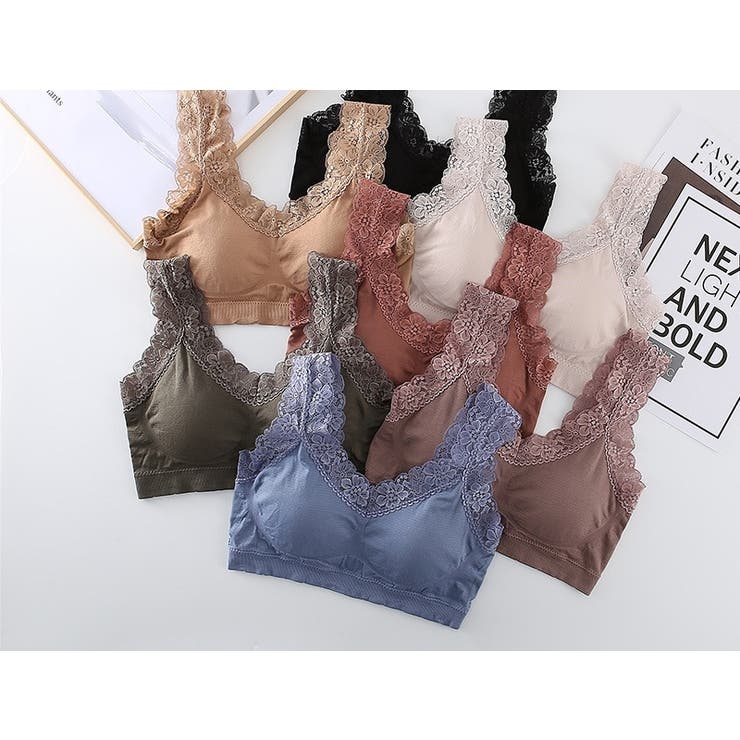 ノンワイヤーブラ ハーフトップブラ ブラジャー | PlusNao | 詳細画像7 