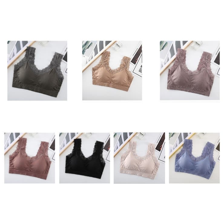 ノンワイヤーブラ ハーフトップブラ ブラジャー | PlusNao | 詳細画像9 