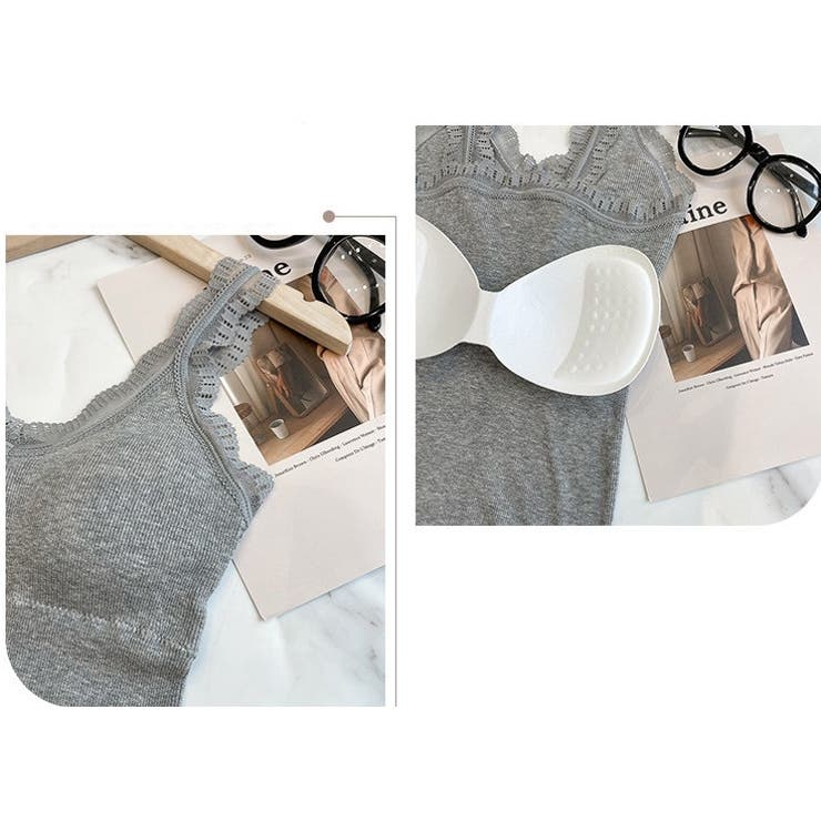 ブラトップ パッド付き キャミソール | PlusNao | 詳細画像14 