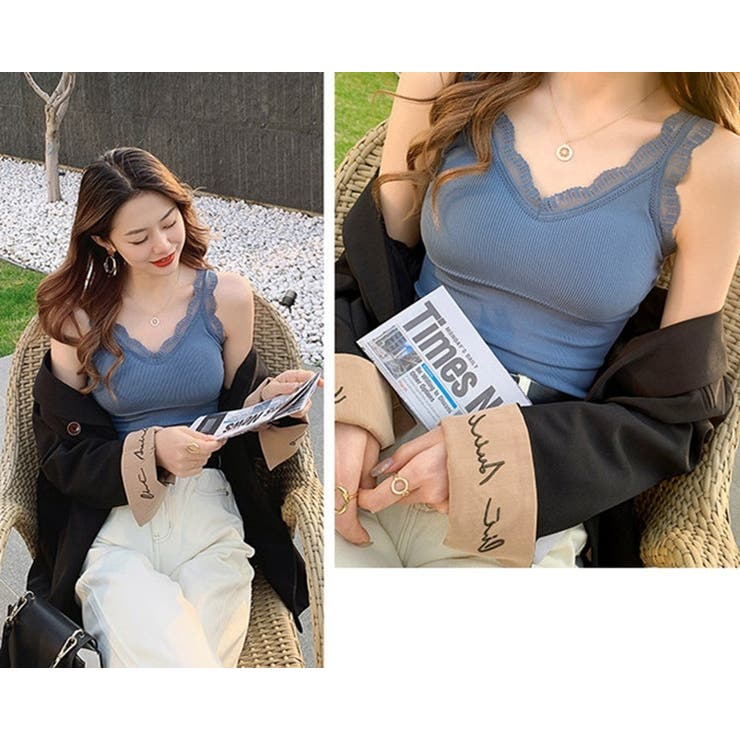 ブラトップ パッド付き キャミソール | PlusNao | 詳細画像5 