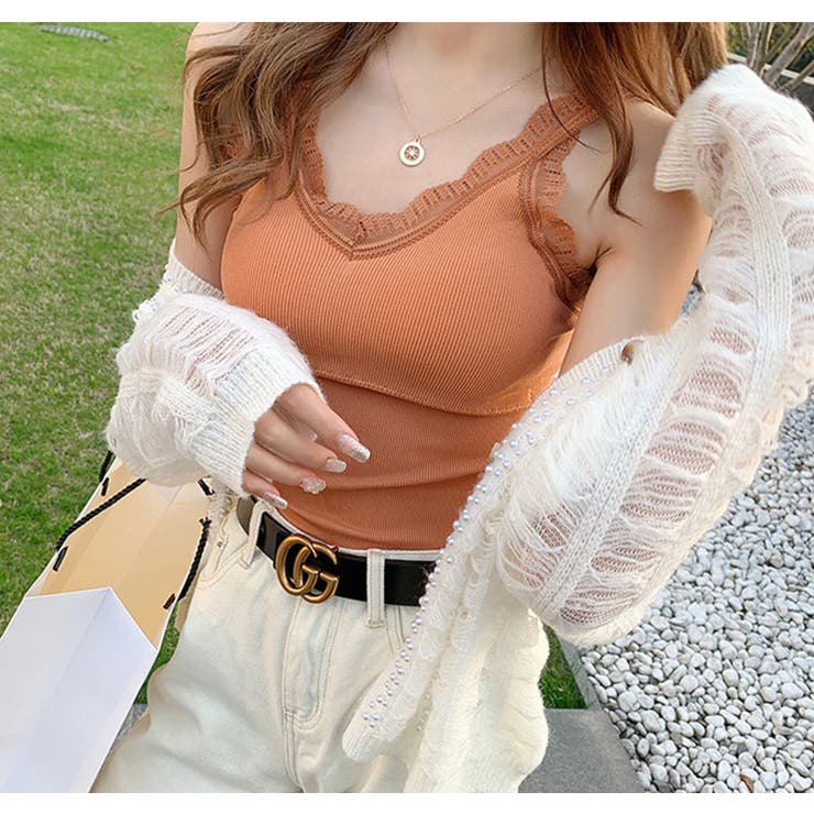 ブラトップ パッド付き キャミソール | PlusNao | 詳細画像6 