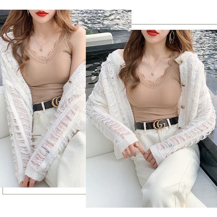 ブラトップ パッド付き キャミソール | PlusNao | 詳細画像9 