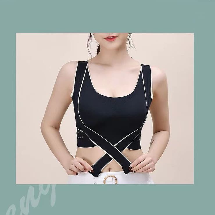 スポーツブラ ハーフトップ ブラトップ | PlusNao | 詳細画像10 