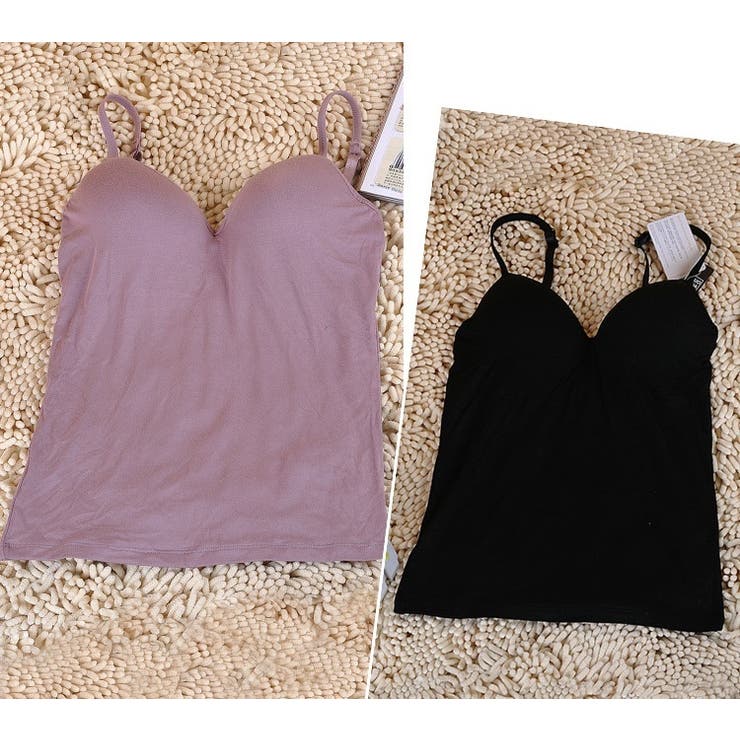 ブラトップ カップ付きインナー キャミソール | PlusNao | 詳細画像4 