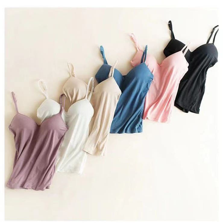 ブラトップ カップ付きインナー キャミソール | PlusNao | 詳細画像6 