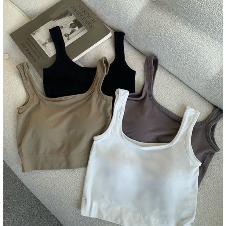 ハーフトップブラ ノンワイヤーブラ ブラジャー | PlusNao | 詳細画像17 