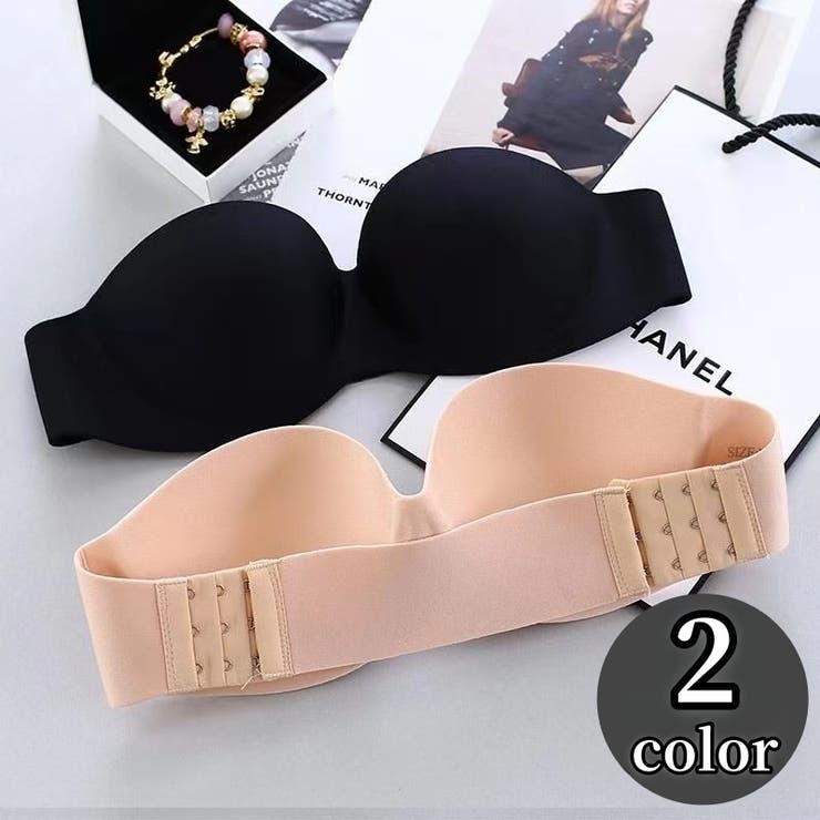 ストラップレスブラ ノンワイヤーブラ レディース | PlusNao | 詳細画像1 