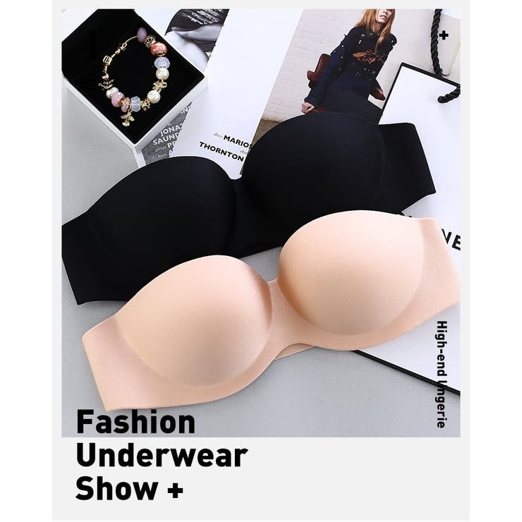 ストラップレスブラ ノンワイヤーブラ レディース | PlusNao | 詳細画像3 