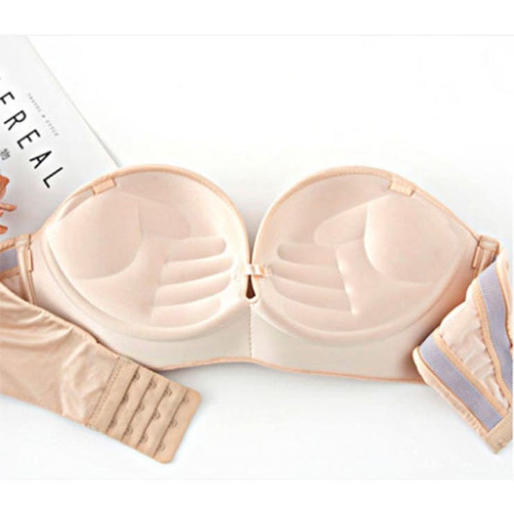 ストラップレスブラ ノンワイヤーブラジャー ハーフカップ | PlusNao | 詳細画像11 