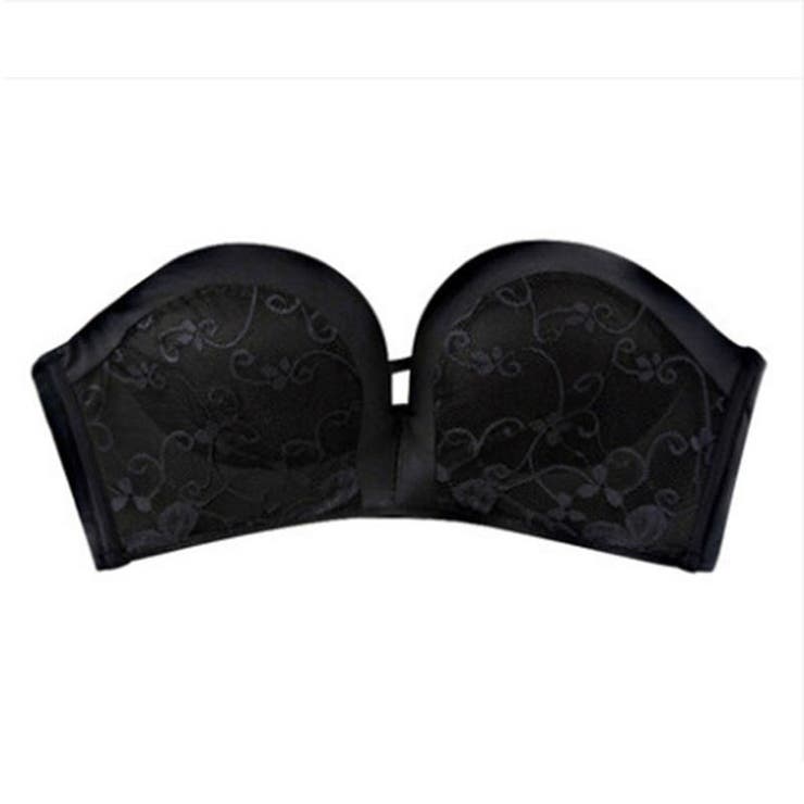 ストラップレスブラ ノンワイヤーブラジャー ハーフカップ | PlusNao | 詳細画像8 