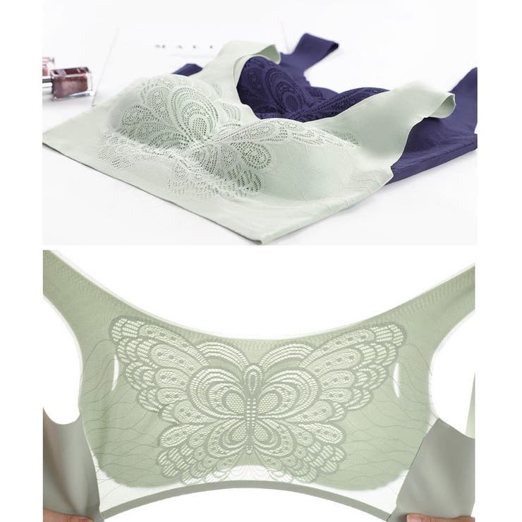 ノンワイヤーブラ ハーフトップブラ ブラジャー | PlusNao | 詳細画像11 