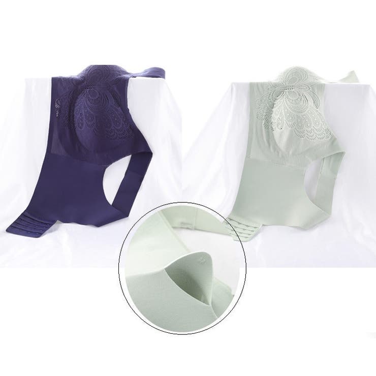 ノンワイヤーブラ ハーフトップブラ ブラジャー | PlusNao | 詳細画像13 