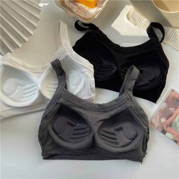 ハーフトップブラ ブラジャー カップ一体型 | PlusNao | 詳細画像3 