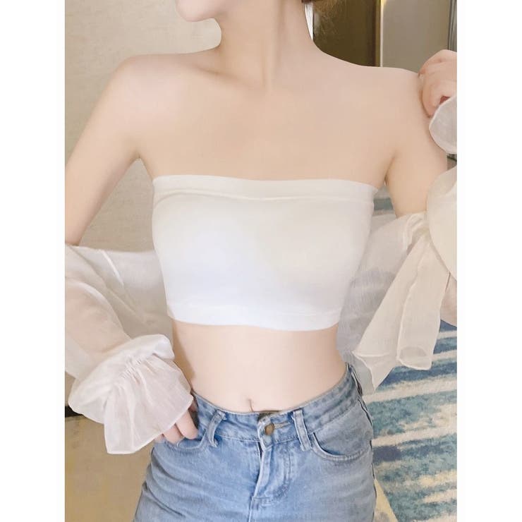 ストラップレスブラ チューブトップブラ ブラジャー | PlusNao | 詳細画像2 