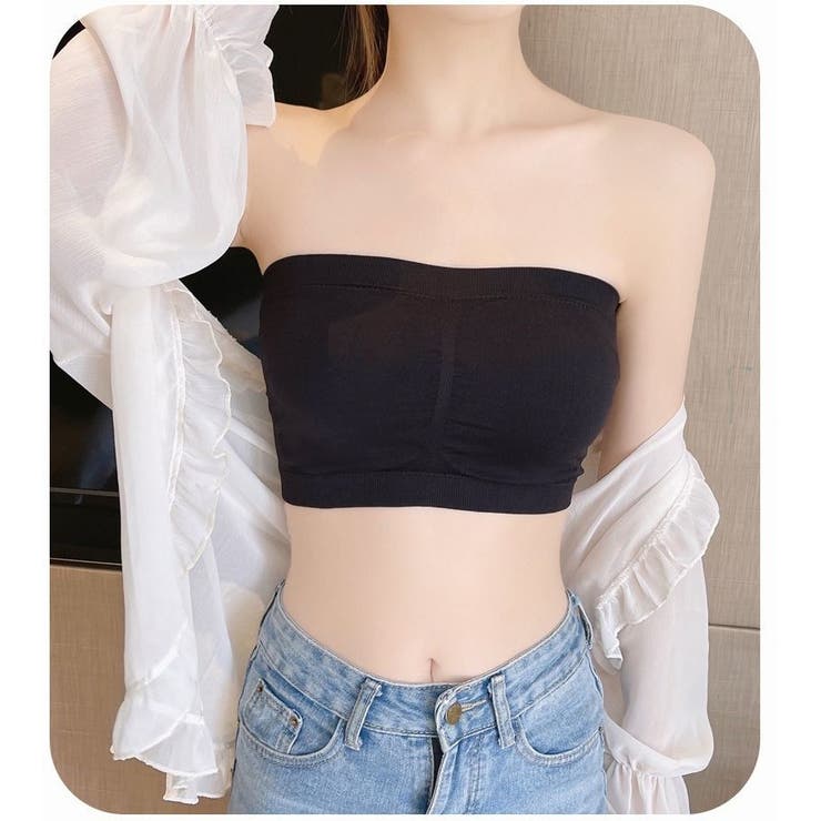 ストラップレスブラ チューブトップブラ ブラジャー | PlusNao | 詳細画像4 