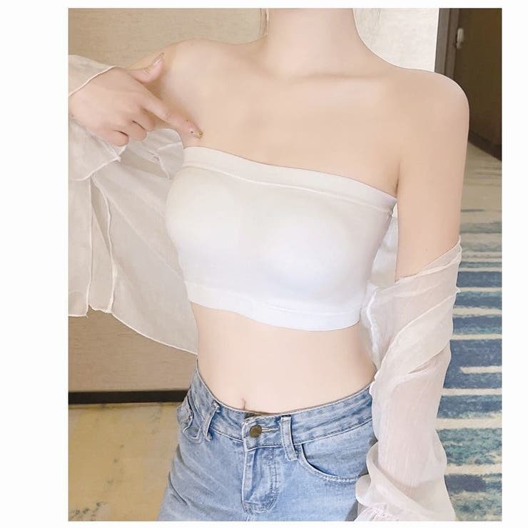 ストラップレスブラ チューブトップブラ ブラジャー | PlusNao | 詳細画像5 