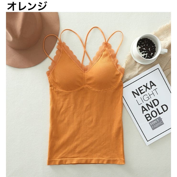 カップ付きキャミソール キャミインナー ブラトップ | PlusNao | 詳細画像10 