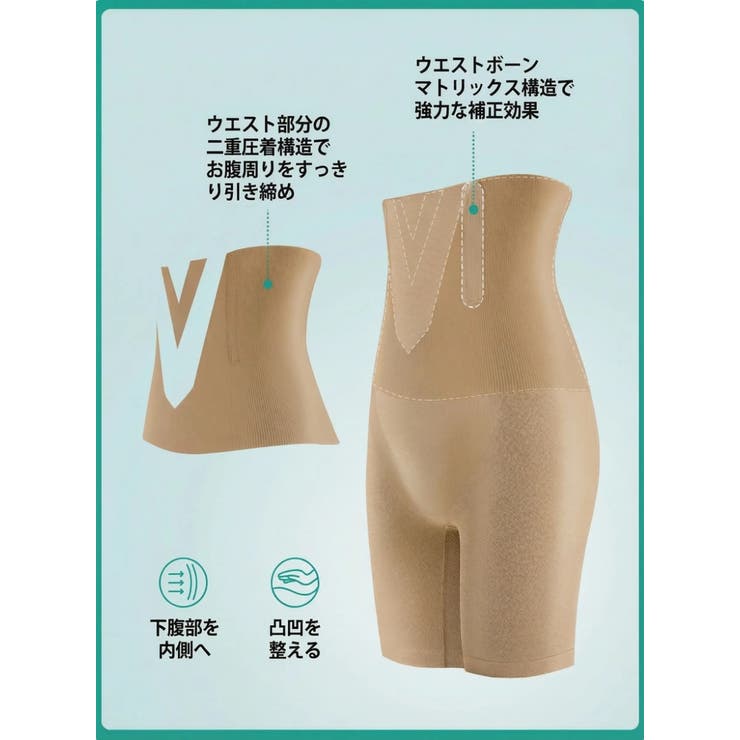 ロングガードル ガードル レディース | PlusNao | 詳細画像5 