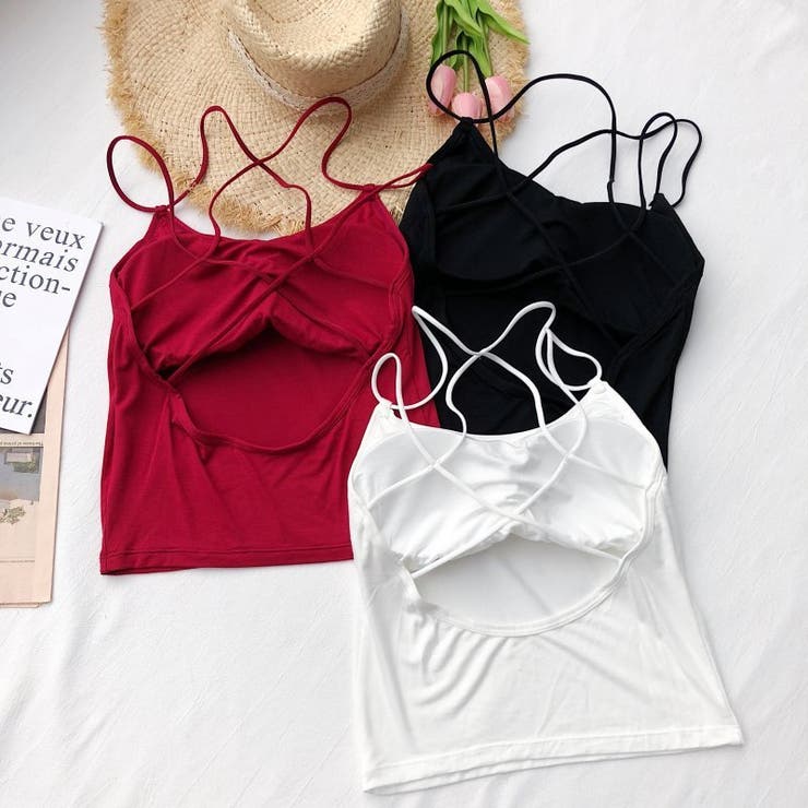 ブラトップ カップ付きインナー キャミソール | PlusNao | 詳細画像12 