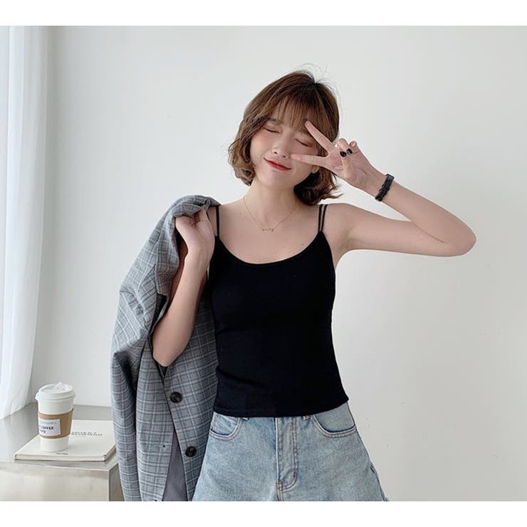 カップ付きキャミソール キャミインナー ブラトップ | PlusNao | 詳細画像3 