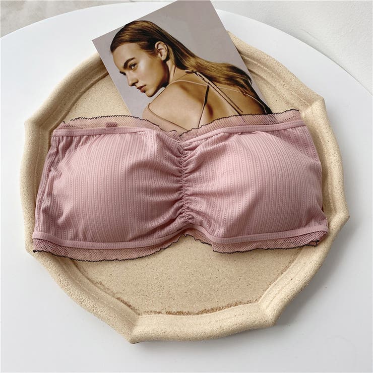 チューブトップブラ ストラップレスブラ 後ろホック | PlusNao | 詳細画像10 