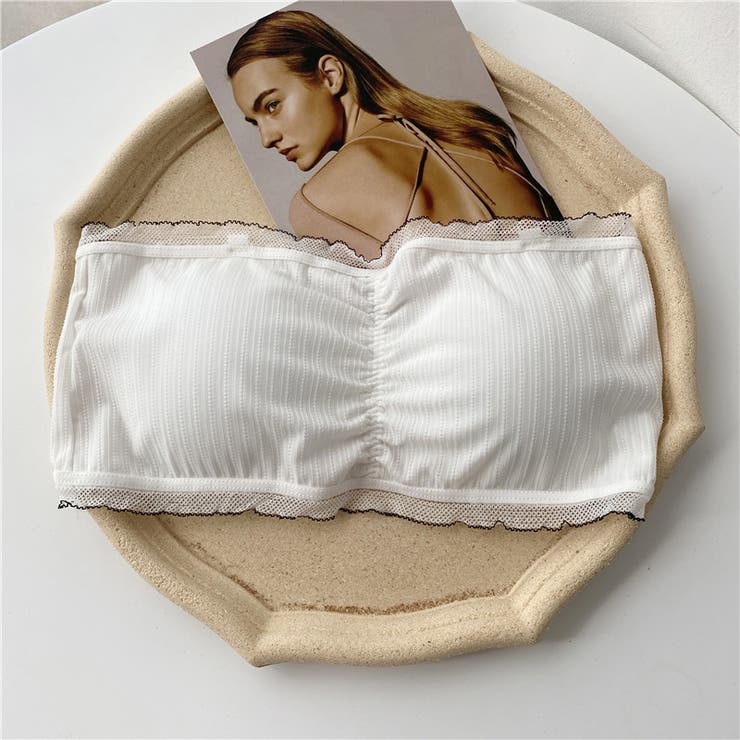 チューブトップブラ ストラップレスブラ 後ろホック | PlusNao | 詳細画像11 