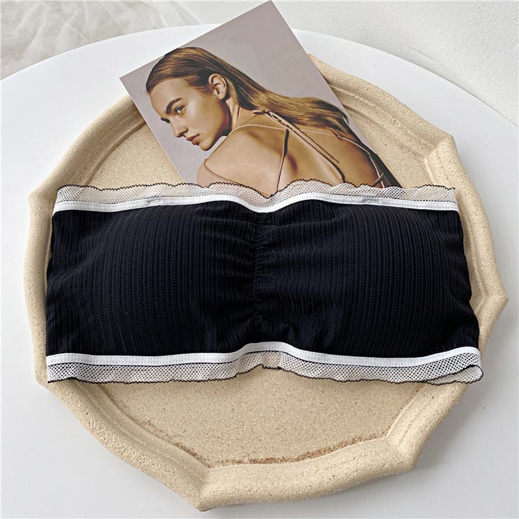 チューブトップブラ ストラップレスブラ 後ろホック | PlusNao | 詳細画像14 