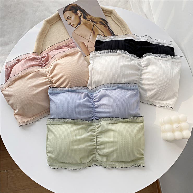 チューブトップブラ ストラップレスブラ 後ろホック | PlusNao | 詳細画像3 