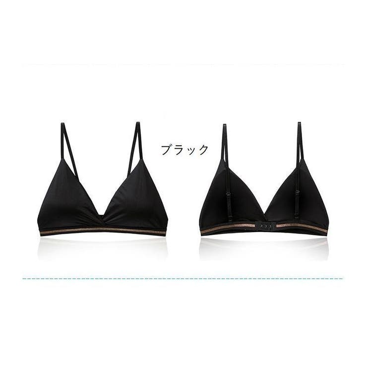 三角ブラ ノンワイヤーブラ ブラジャー | PlusNao | 詳細画像18 