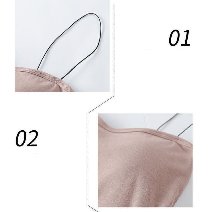 ブラトップ カップ付き キャミソール | PlusNao | 詳細画像11 